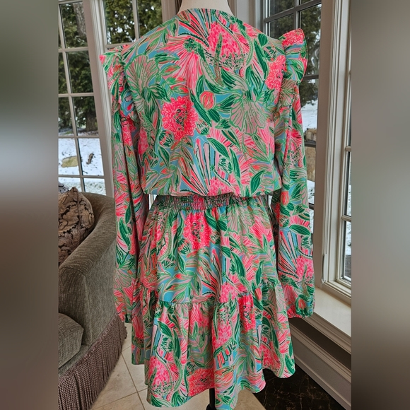 Lilly Pulitzer 🌴 Beautiful Dress Sz 8 - Picture 4 of 13